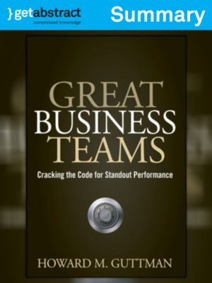 cover image of Great Business Teams (Summary)